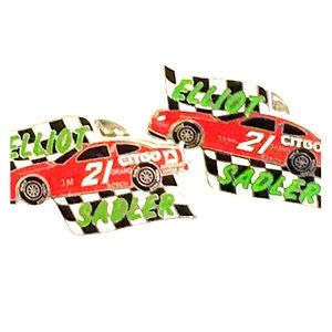 Elliott Sadler Lapel Pin NASCAR Citgo 21 Set Of 2